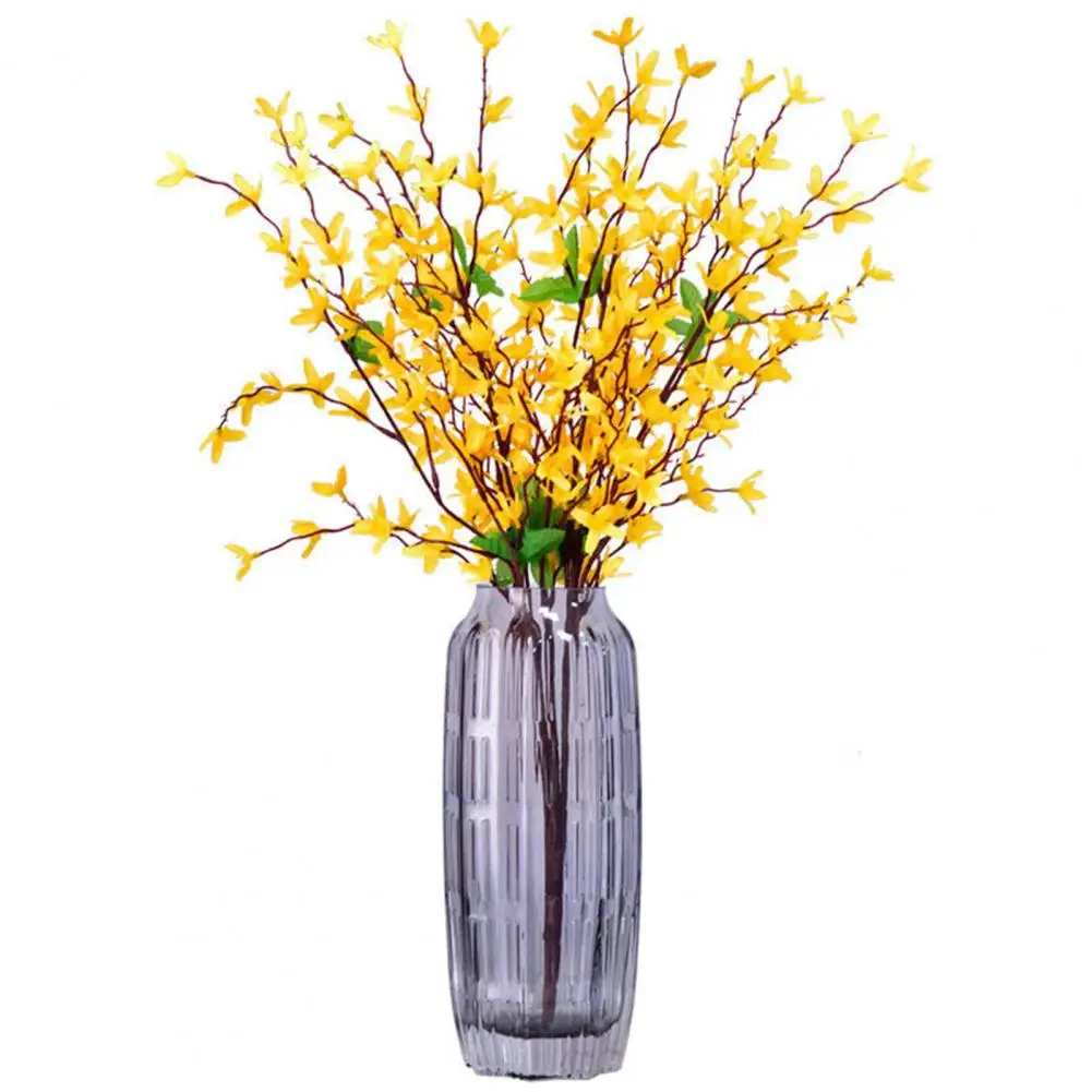 

1 Bunch Of Artificial Winter Jasmine Exquisite Simulation Winter Primrose Home Holiday Decoration