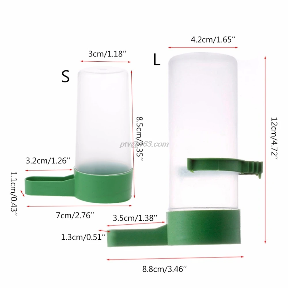 Поилка для птиц водный питатель водонагреватель Канарских плавников