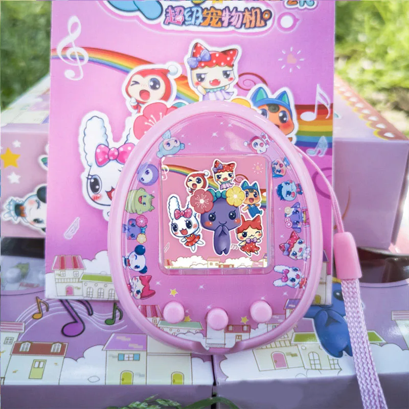 Tamagotchi электронные питомцы игрушки для детей цветной экран USB зарядка
