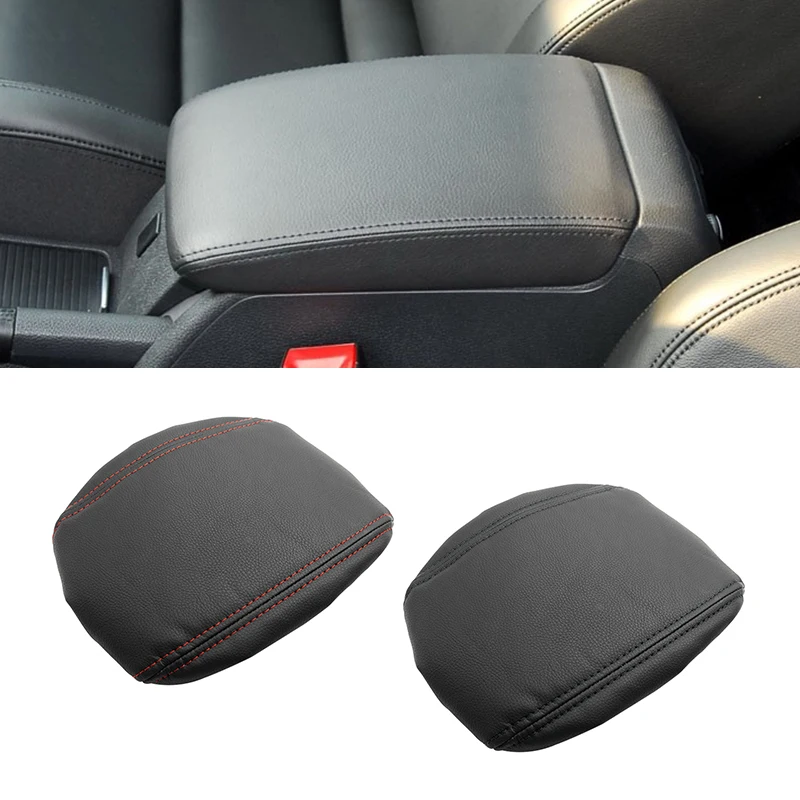 

For VW Golf 6 2010 2011 2012 2013 PU Leather with Sponge Car Interior Center Console Lid Armrest Box Protection Cover Trim