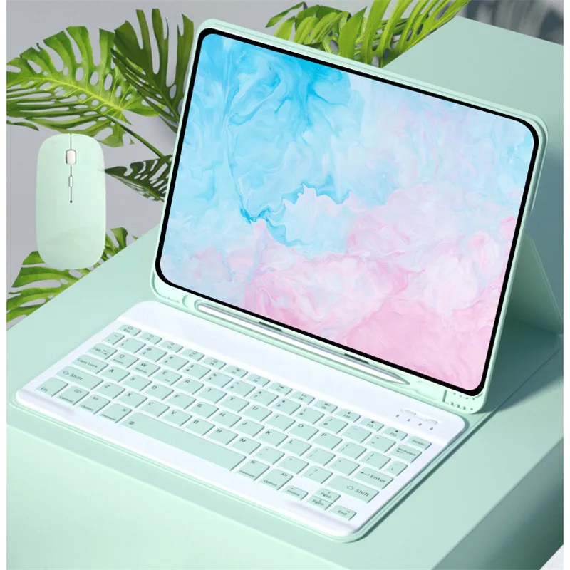 

Чехол с клавиатурой с подсветкой для Huawei M6 10,8 дюйма Matepad 10,8 дюйма Matepad Pro 10,8 дюйма Honor V6 кожаный чехол для планшета