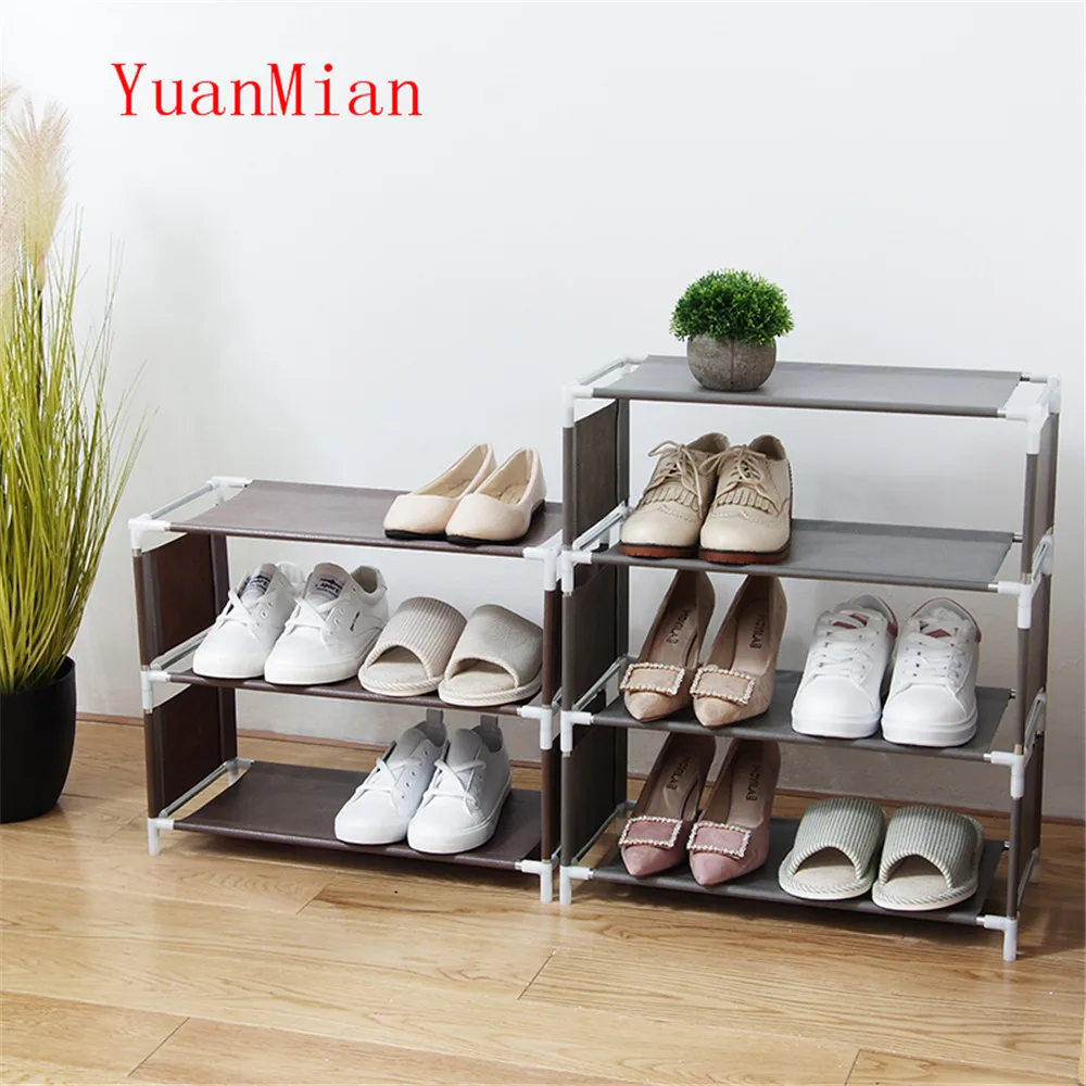 

New multifunctional multi-layer shoe rack home cloth shoe storage rack simple dormitory family space saving small shoe rack shoe