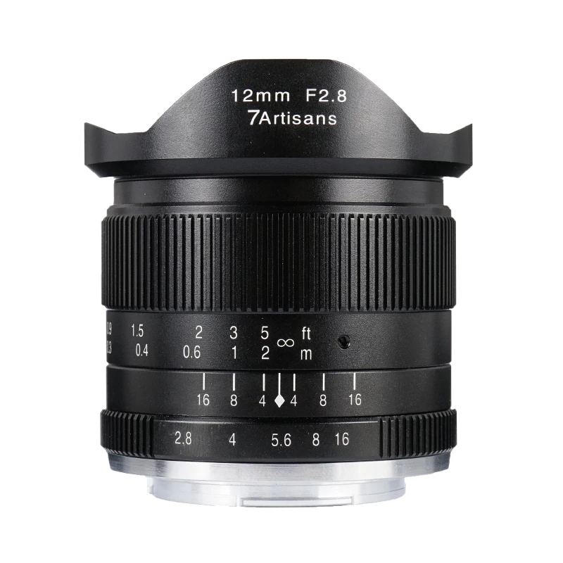 Объектив камеры 7artisans 12 мм F2.8 микро одиночный широкоугольный ручной объектив с