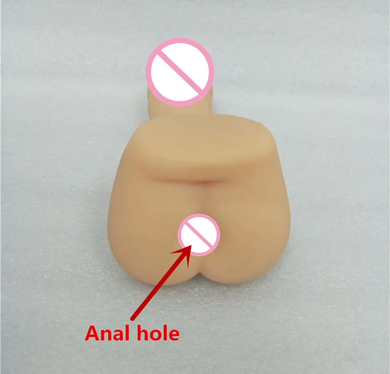 Мягкий большой фаллоимитатор с анальным отверстием Реалистичный искусственный