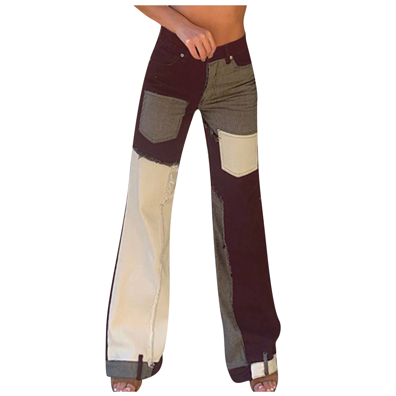 Женские брюки SAGACE новинка 2021 повседневные женские джинсы с прострочкой