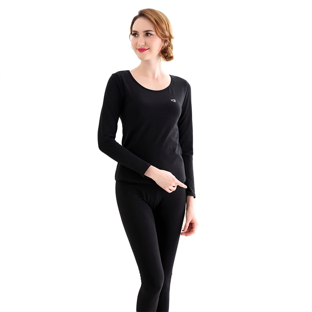 Женское и мужское бесшовное эластичное термобелье внутренняя одежда зимняя