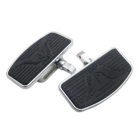 1 пара, подножки для пассажирской подножки мотоцикла, подножки для Honda VTX1300 VTX1800 VT750, черные