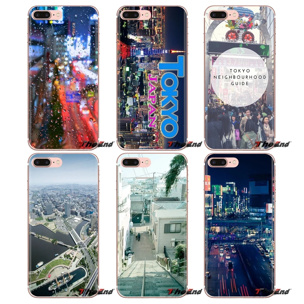 TPU Bag Case Tokyo Japan Bird Eye View Poster For Huawei G7 G8 P7 P8 P9 Lite Honor 4C 5X 5C 6X Mate 7 8 9 Y3 Y5 Y6 II 2 Pro 2017 |