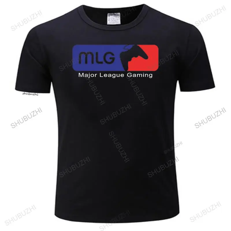 

Американская футболка MLG для крупной лиги, игровая летняя хлопковая футболка черного цвета для мужчин и женщин, забавная игровая одежда для ...