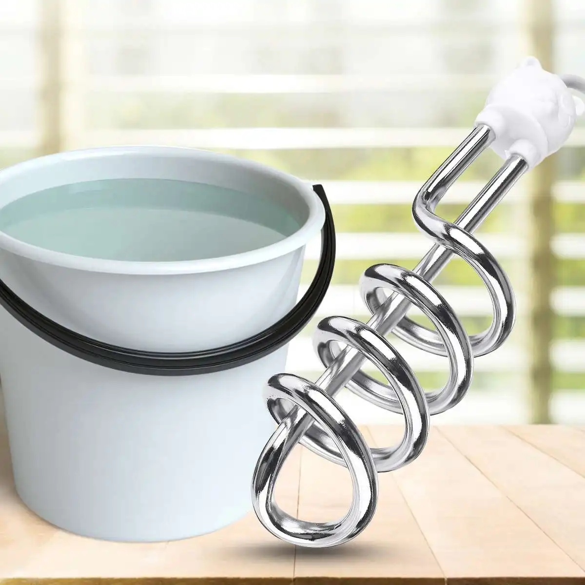 

Погружной электрический водонагреватель из нержавеющей стали, 2000 Вт, 220 В