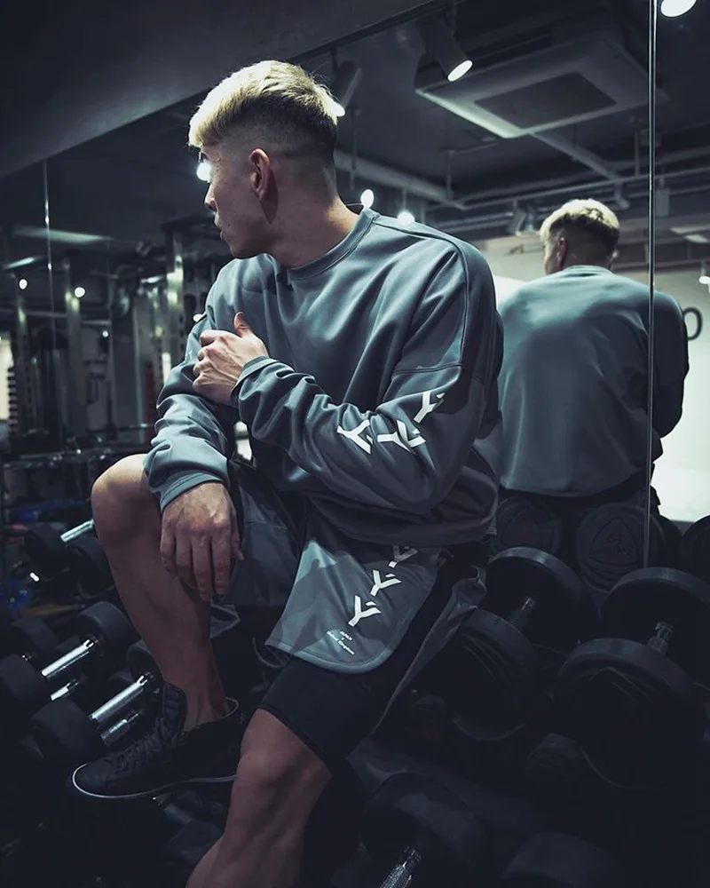 

New Men's Mesh Shorts Gym Sport Running Shorts Street Wear Trendy Brand Men's Shorts Bodybuilding Workout Men Joggers Shorts