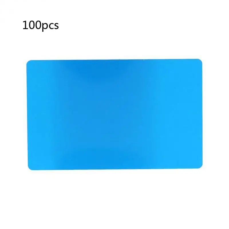 

100Pcs Blank Engraved Custom Visiting Name Cards Aluminium Alloy Business Cards