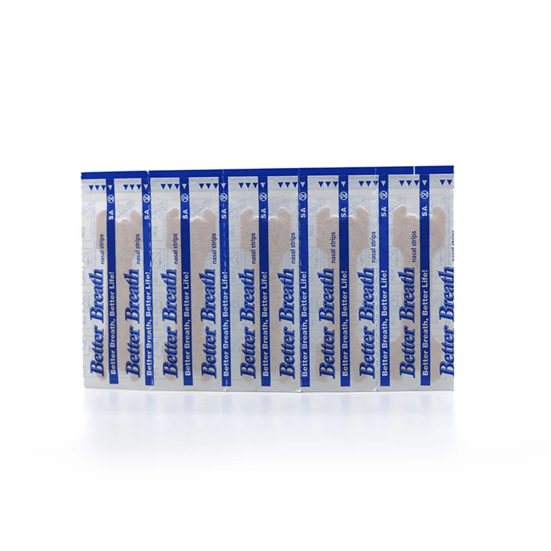 100 шт./лот (55x16 мм) носовые полоски против храпа лучше дышать и правый Нос