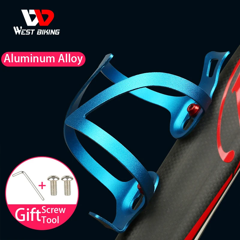 

WEST BIKING Aluminium Alloy Bike Water Bottle Holder Ultralight MTB Road Bicycle Bottle Cage Holder Cycling Accessories