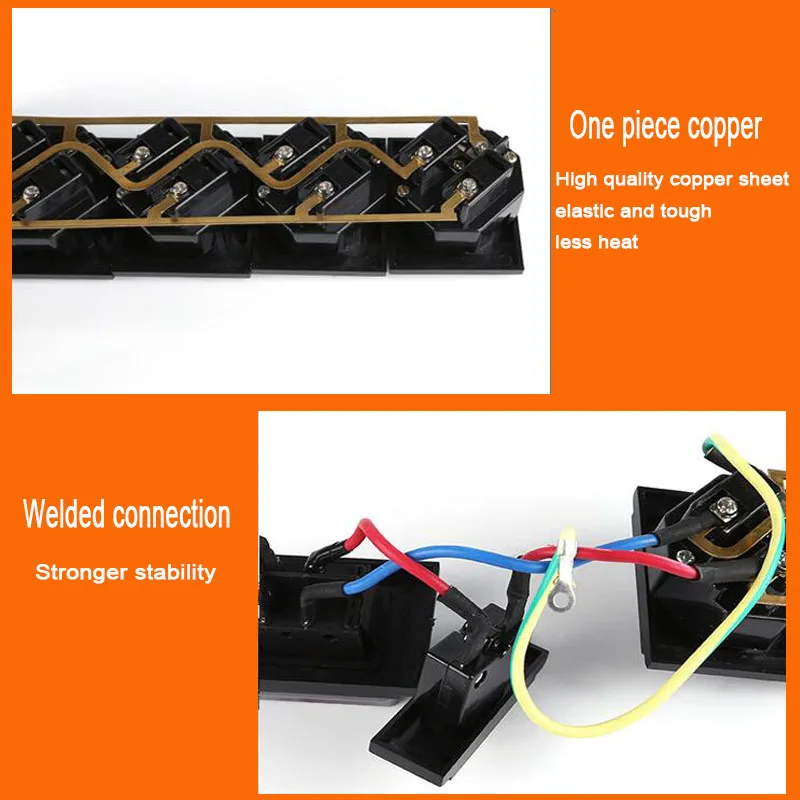 Блок распределения удлинителя PDU для шкафа 6AC французская розетка промышленный