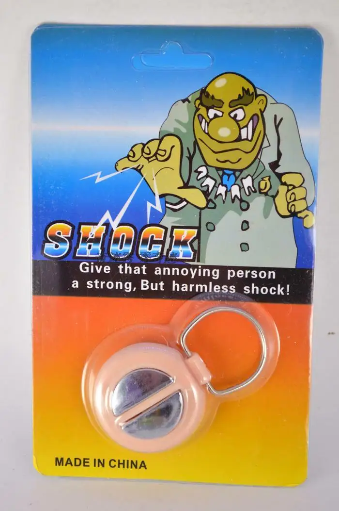 Забавный Электрический шок ручной встряхивание зуммер Классическая Шутка Смех