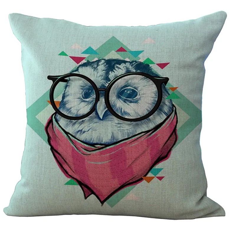 cushion cover 45*45 Panda Printed sofa cushions office car Pillow cases Polyester pillowcase home decor pillow covers kd-0084 | Дом и сад