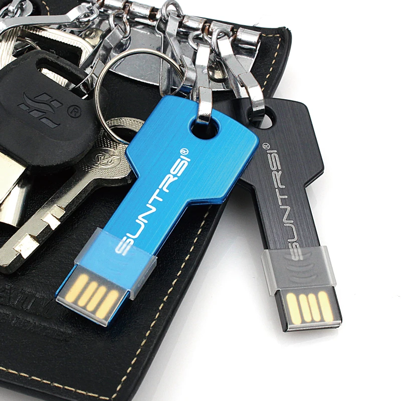 USB флеш накопитель Suntrsi 4 8 16 32 64 ГБ флешка 128 водонепроницаемый u диск 2 0 usb подарок