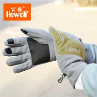 hewolf winter thickened fleece gloves outdoor camping warm touch screen tactical hiking gloves guantes ciclismo skiing gloves
