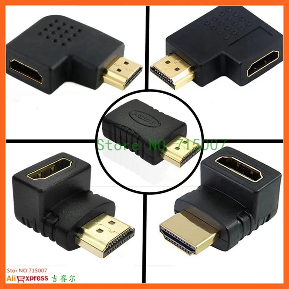 Переходник 270 180 Угол 90 градусов HDMI совместимый штекер гнездо для 1080P HDTV