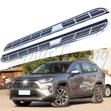 Новое поступление, шаг в сторону, подходит для Toyota RAV4, платформа, Беговая доска, Nerf бар, алюминиевая защита