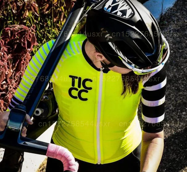 Новинка 2019 Ticcc Team короткий рукав легкие майки для велоспорта женские летние