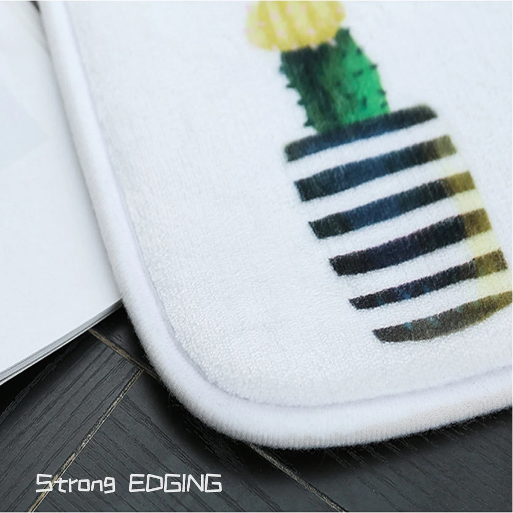 3D Stone Printed Doormat Bathroom Entrance Door Mat Non-slip Floor Water Absorption Home Decoration 50x80 cm | Дом и сад