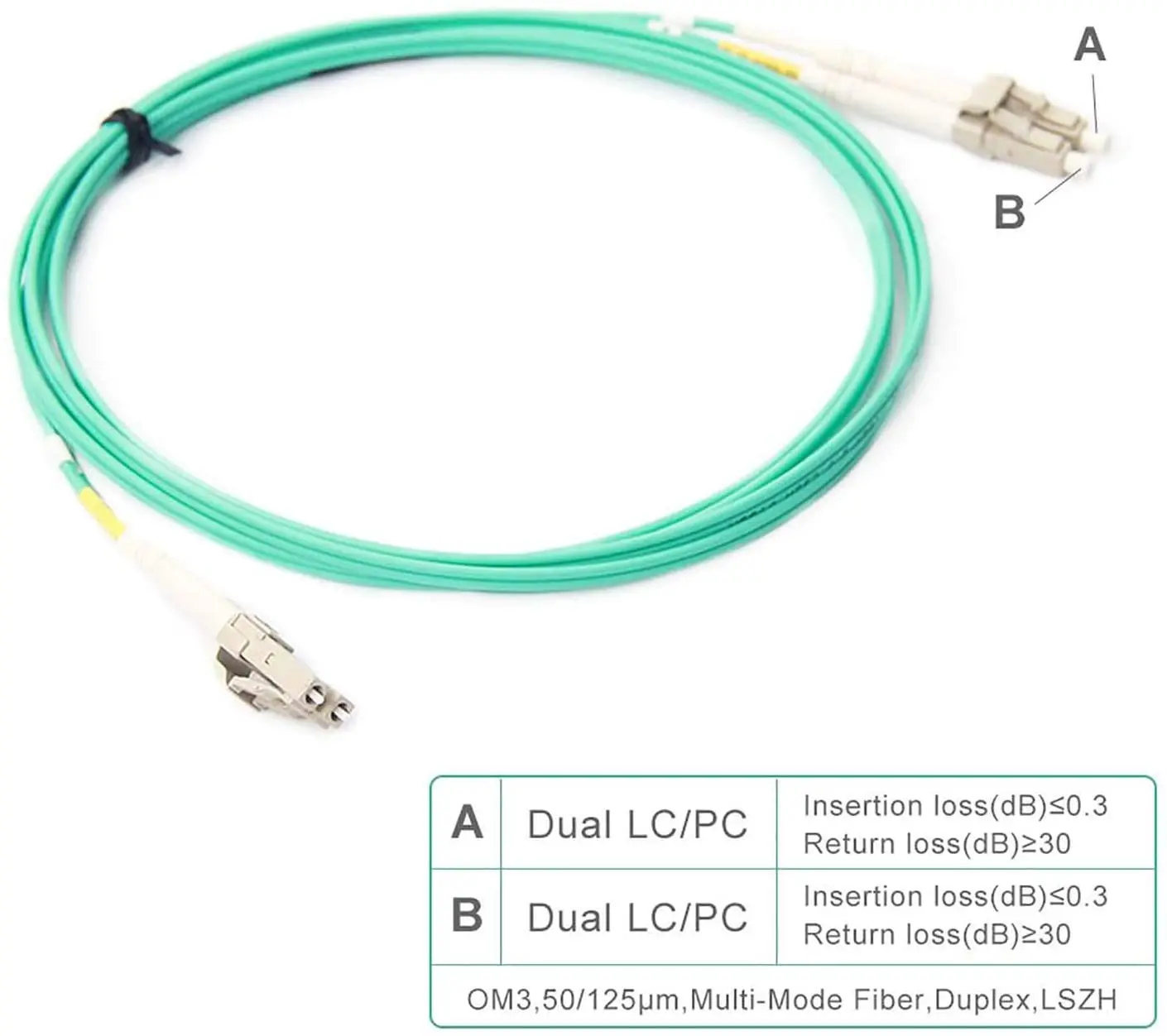Волоконно-оптический патч-кабель-lc-lc OM3 10 Гб/Gigabit которые поддерживают несколько