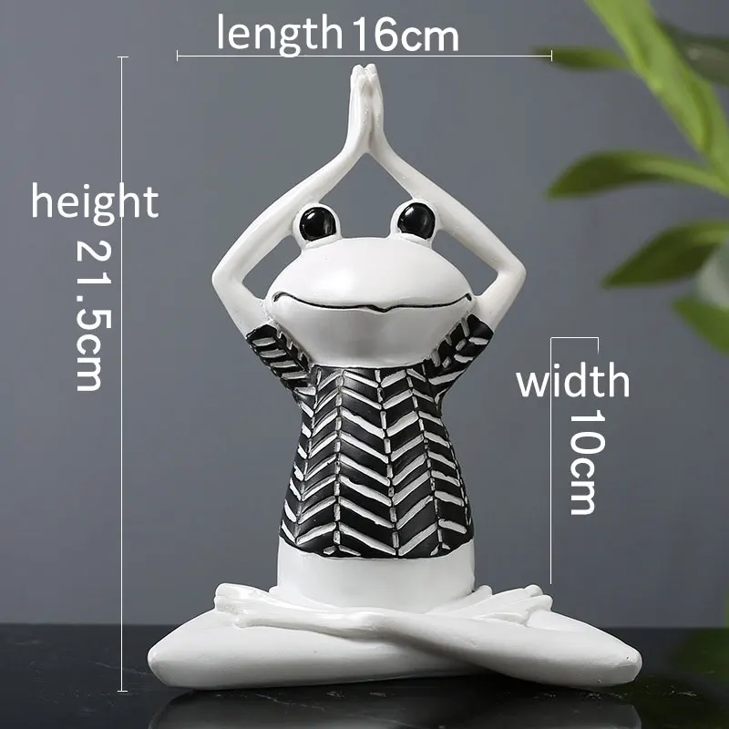 

Nordic Yoga frog animal accessories TV cabinet wine cabinet office children's room home soft decoration