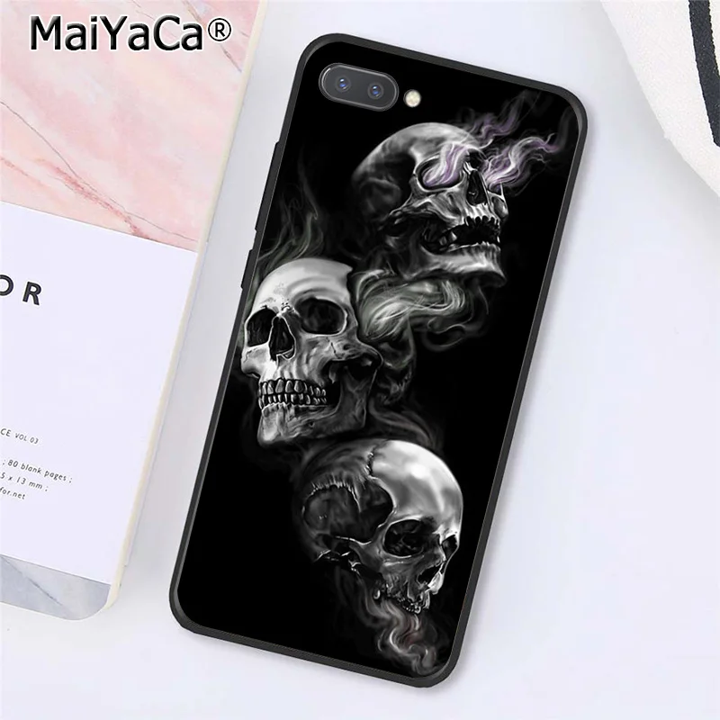 MaiYaCa Grim Reaper Череп Скелет Капа чехол для телефона huawei Honor 8X9 10 20 Lite Honor 7A 7C Honor10i View 20
