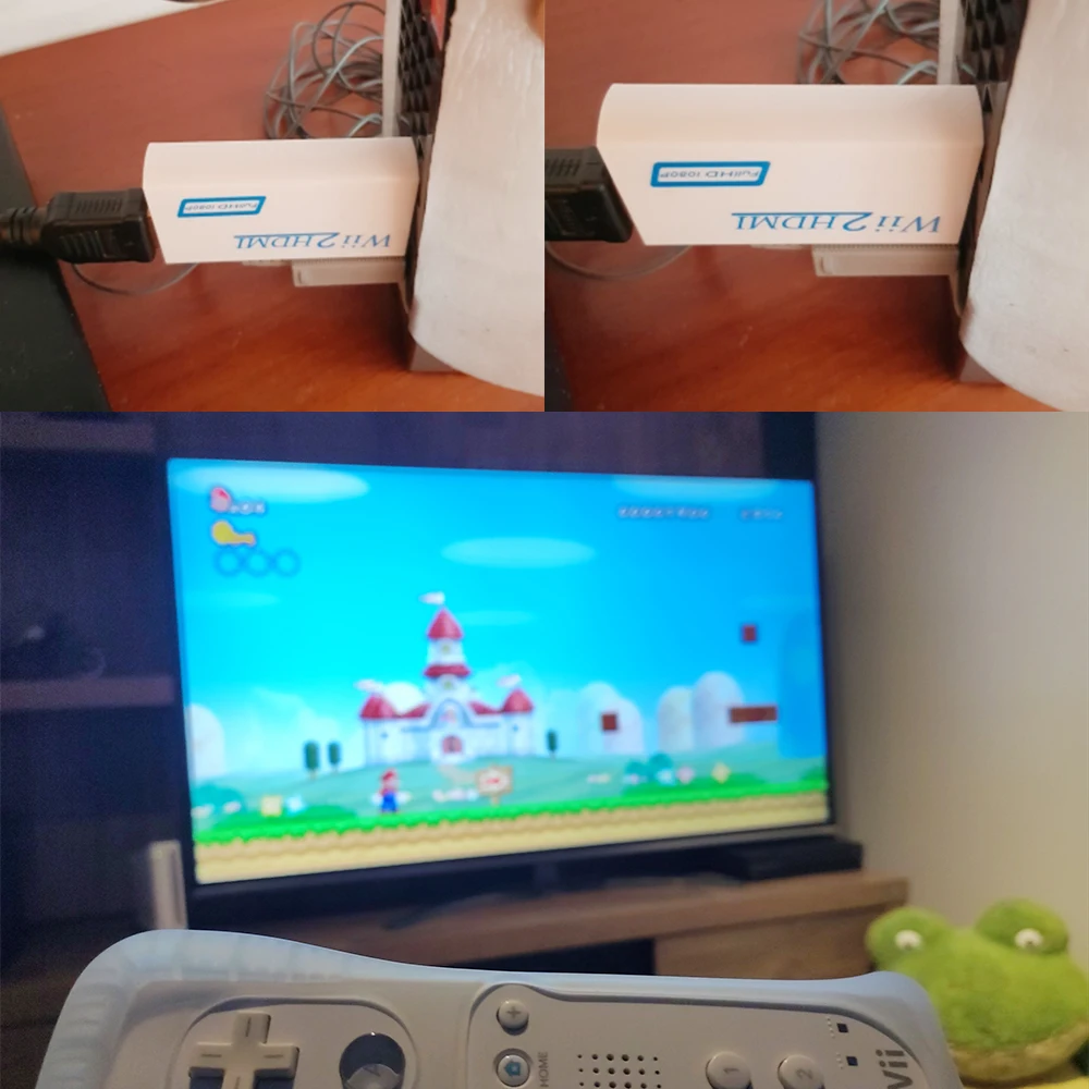 

AV Connection HDMI WII To HDMI HD Converter Wii Input HDMI Output 3.5mm Stereo Audio Jack 1*Converter Adapter [SP]-Boxed