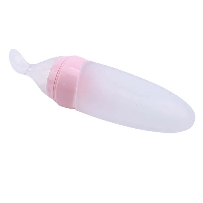 

Baby Soft Head Food Supplement Spoon Food Supplement Spoon Bottle Liquid Squeezed Silicone Rice Paste Bottle Baby Feeding