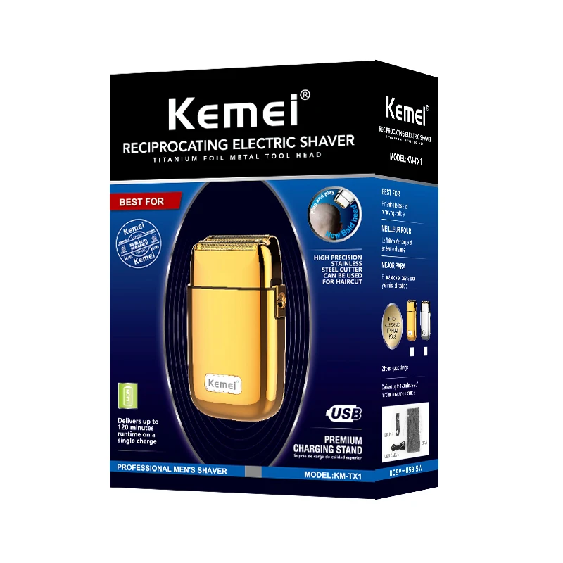 

Лидер продаж 2021, бритва Zeecool Kemei TX1 2 в 1, бритва и триммер для бороды, электрическая бритва для мужчин, бритва для бороды