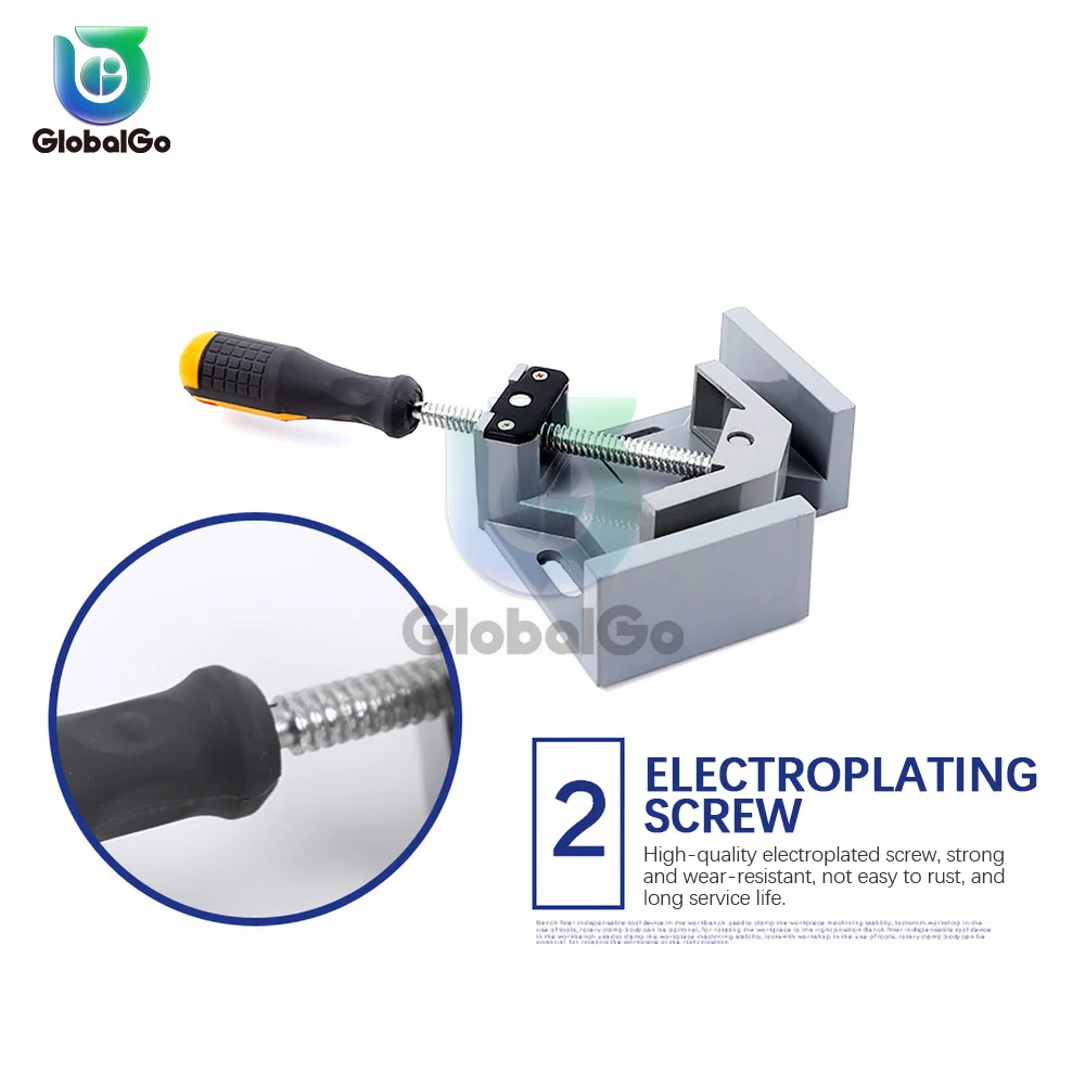 Угловые зажимы с рукояткой под углом 90 градусов |