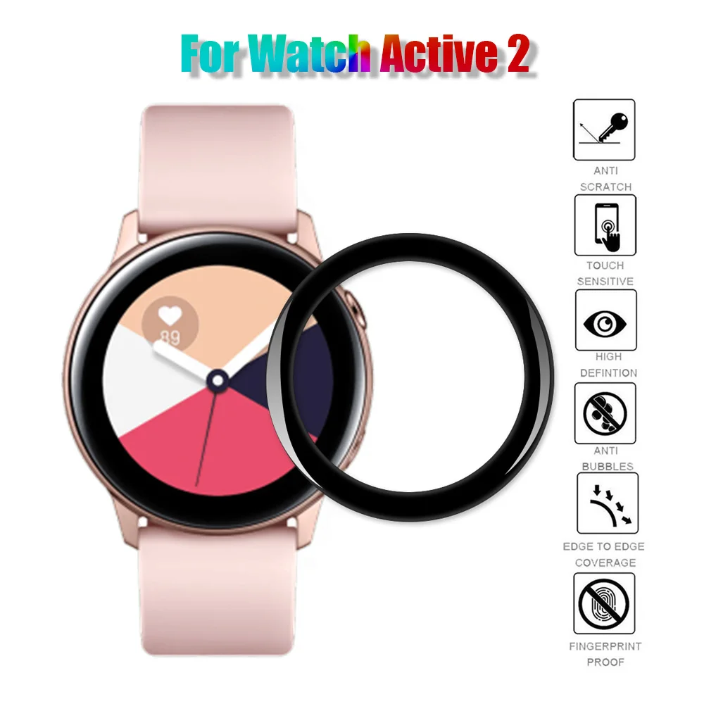 1/2Pcs защитная пленка для Samsung Galaxy смотреть активный 2 40 мм 44 3D защита экрана мягкий