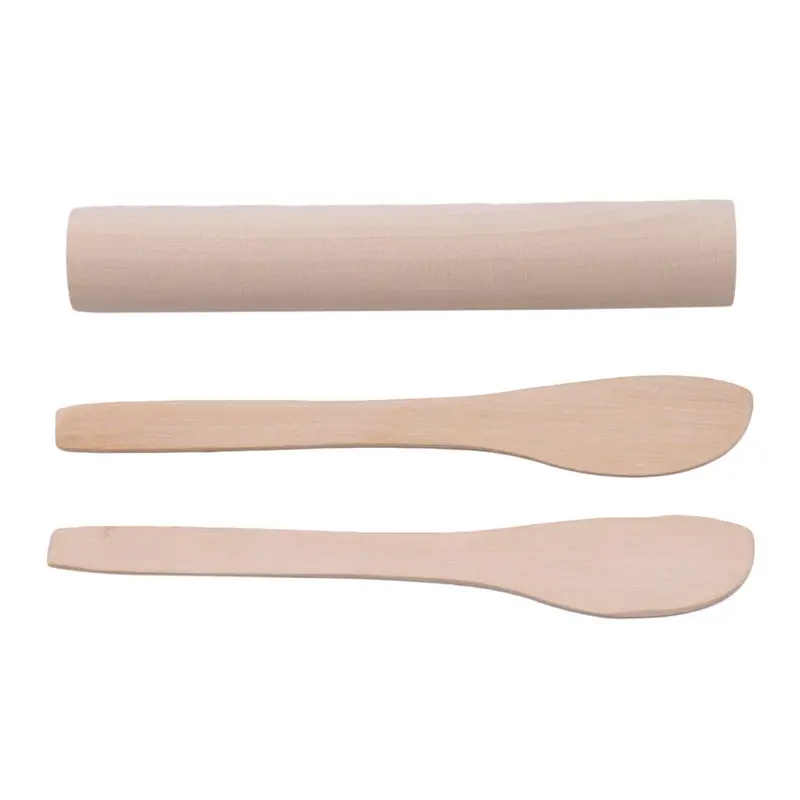 Лидер продаж набор инструментов для разгрузки дерева зеленая деревянная ложка