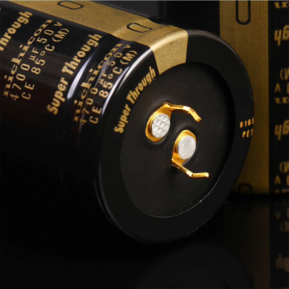 Суперпроницаемый электролитический конденсатор Nichicon KG с позолоченными медными