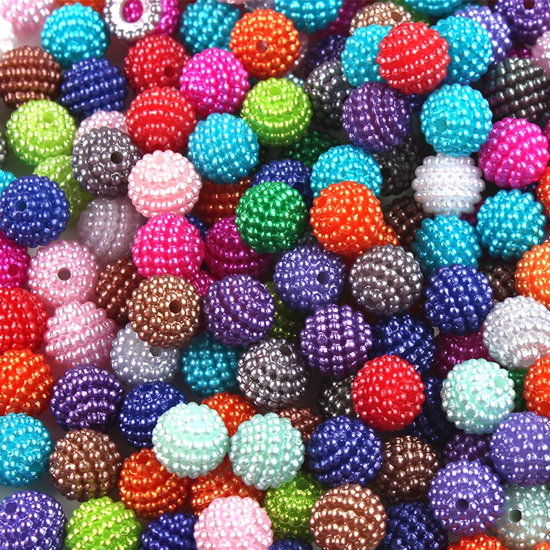 10 мм-20 мм Смешанные бэйберри круглые акриловые бусины Свободные Европа для