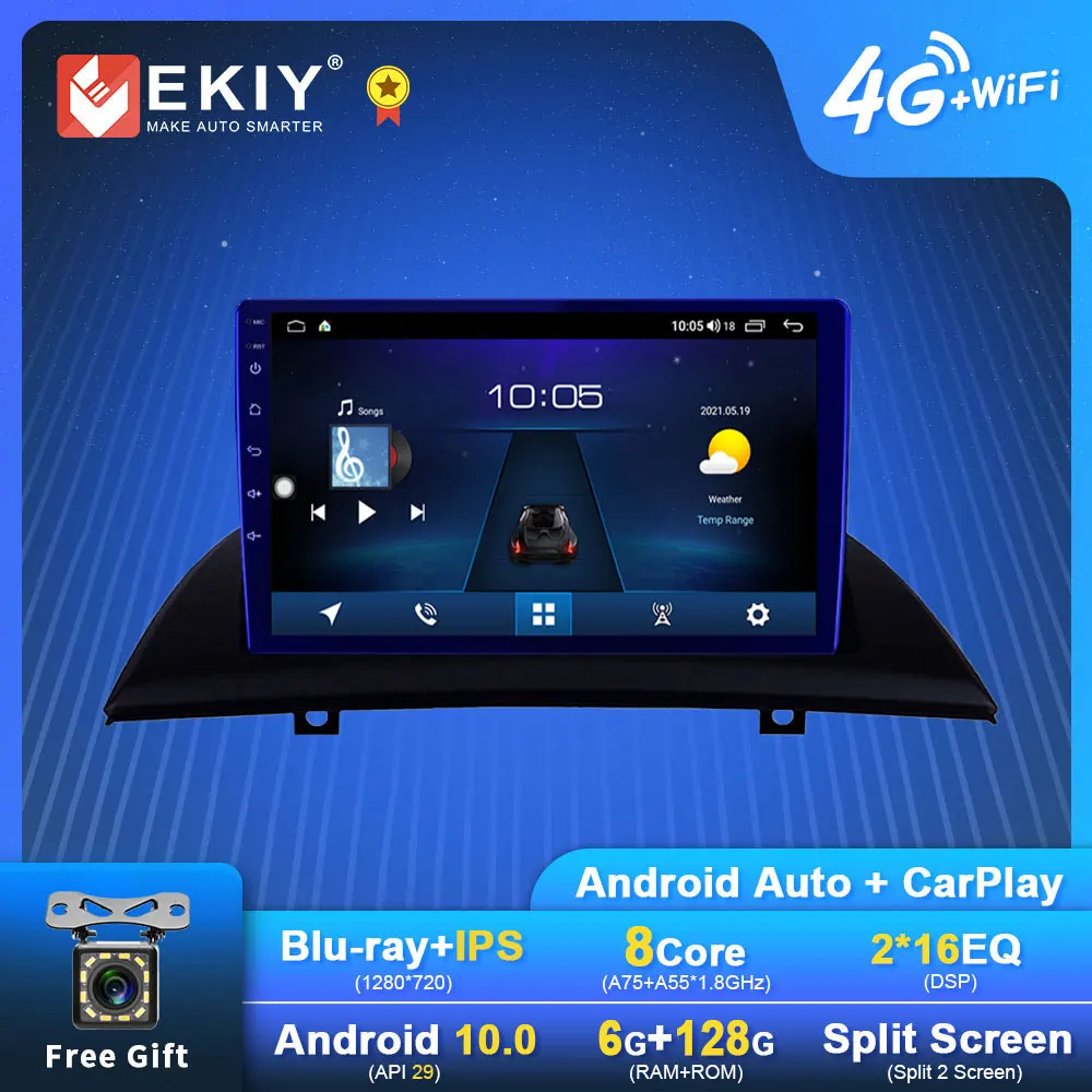 

EKIY Android Car Radio For BMW X3 E83 2003 - 2010 Navigation GPS 1280*720 IPS DSP Carplay Multimedia Player Auto Stereo 2din DVD