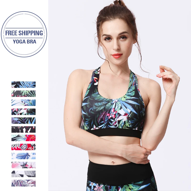 Для женщин спортивный бюстгальтер Mid Impact Поддержка Backcross Бюстгалтер для йоги и