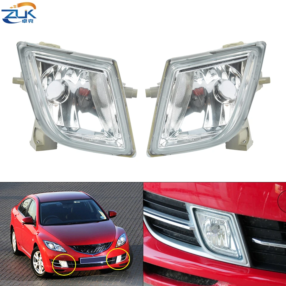 

ZUK Car Front Bumper Fog Light Fog Light For MAZDA 6 Atenza 2008 2009 2010 2011 2012 OEM:GV7D-51-680 GV7D-51-690