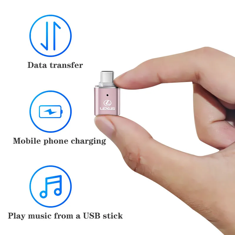 Металлический USB-адаптер для зарядки и передачи данных типа C соединительные