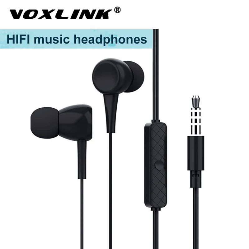 Наушники VOXLINK HIFI музыкальные гарнитуры со встроенным микрофоном проводные