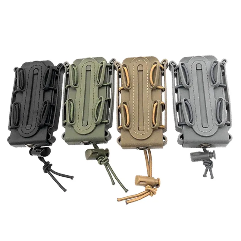 

Molle Magazine Pouch Military Soft Shell Pistol Mag Pouch 9mm 45ACP 5.56 7.62Molle Belt Fast Attach Carrier Magazine Set Holster
