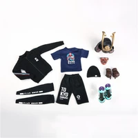 2 models 16 scale man japanese street fashion brothers boy clothes clothing suit set model for 12action figure body