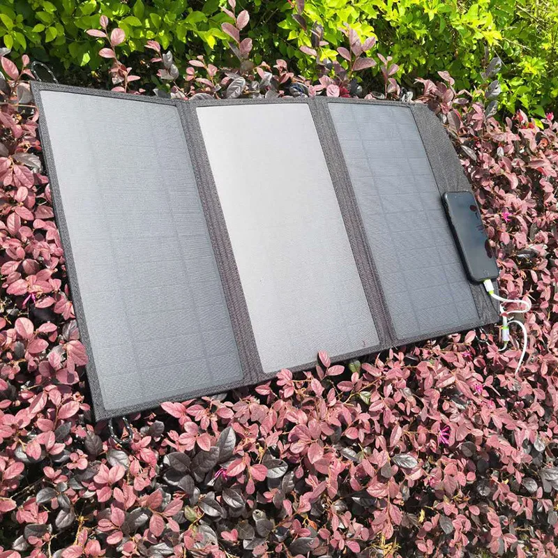 Солнечная батарея 28 Вт 21 Вт sunpower солнечное зарядное устройство батарея с двумя портами Водонепроницаемая Складная Панель солнечных батарей для цифровой зарядки