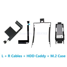 NIGUDEYANG SSD HDD Hard Drive Disk Left Right Cable Connector Caddy Tray Bracket for Lenovo ThinkPad P50 Series Laptop