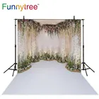 Фон Funnytree для свадебной фотосъемки с изображением цветов на стену для свадебной вечеринки