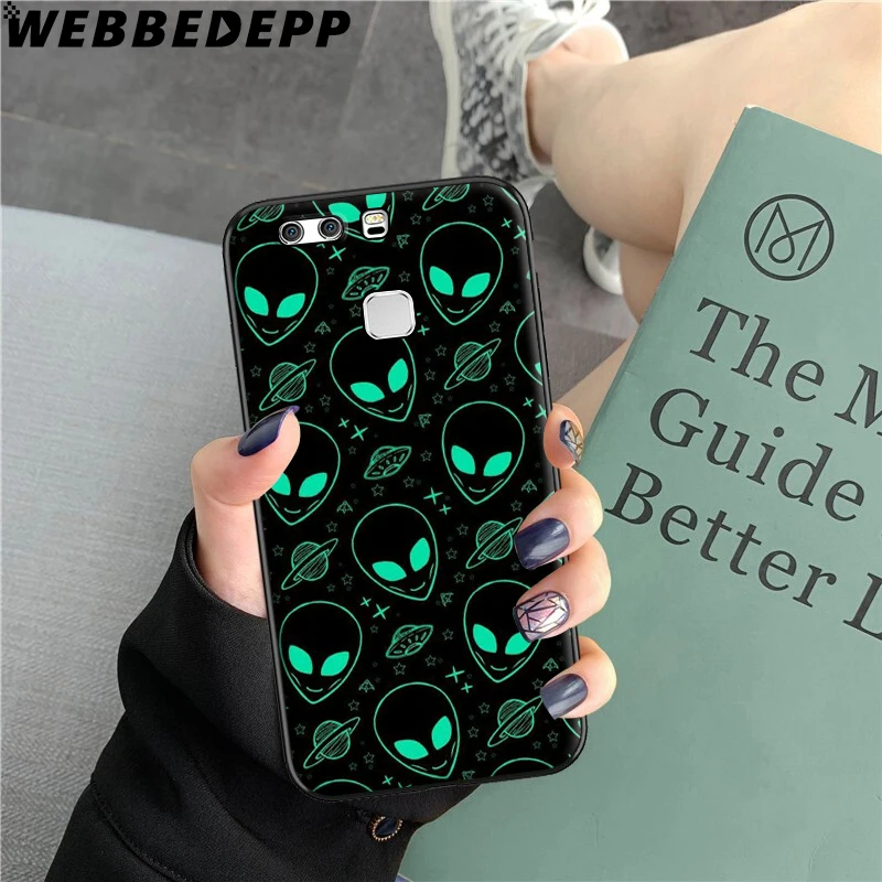 Милый мягкий чехол Alien Believe UFO ET для huawei P8 P9 P10 P20 P30 Lite Pro P Smart Z Plus Y6 Y7 Y9 Prime |