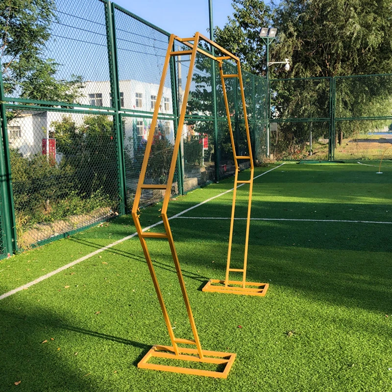 Двухполюсная Шестигранная подставка JAROWN из кованого железа Цветочная свадебный